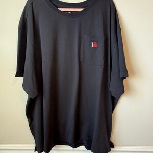 Wrangler Black Short Sleeve Tee with Pocket size 4 XL